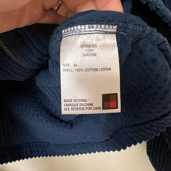 Woolrich Medium Blue Corduroy Bomber Jacket - Picture 6 of 9